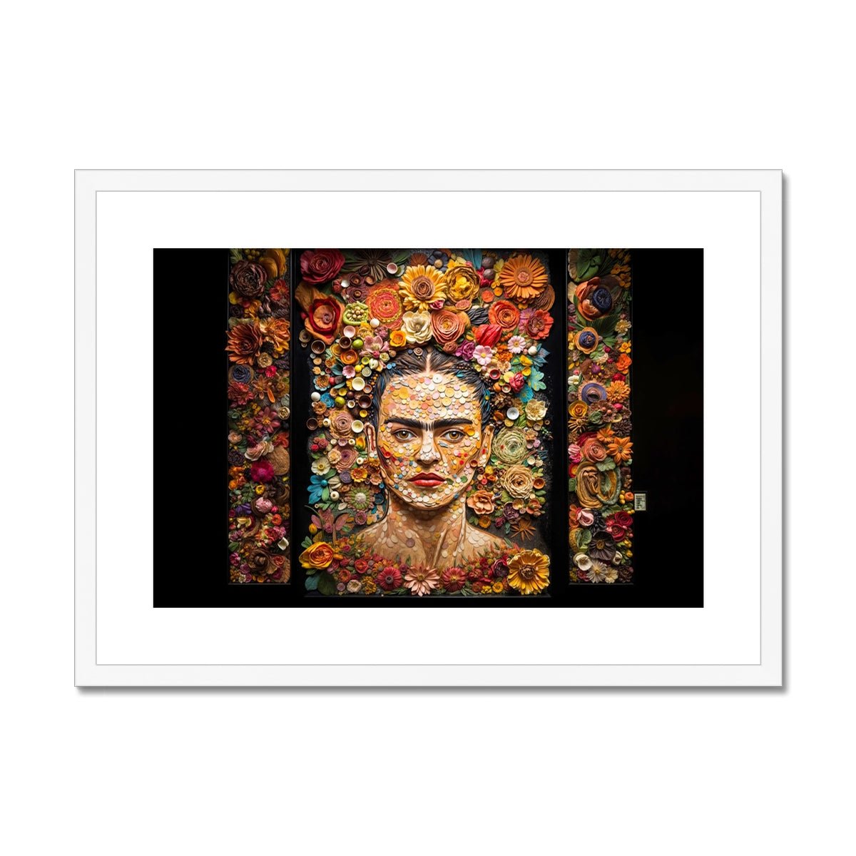 Just Frida Kahlo Framed & Mounted Print - Pixel Gallery