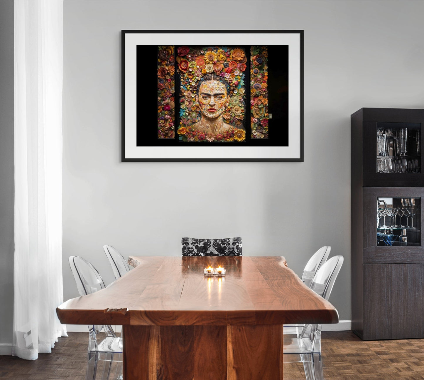 Just Frida Kahlo Framed & Mounted Print - Pixel Gallery