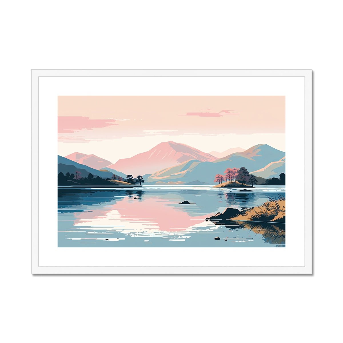 Lake District Framed & Mounted Print - Pixel Gallery