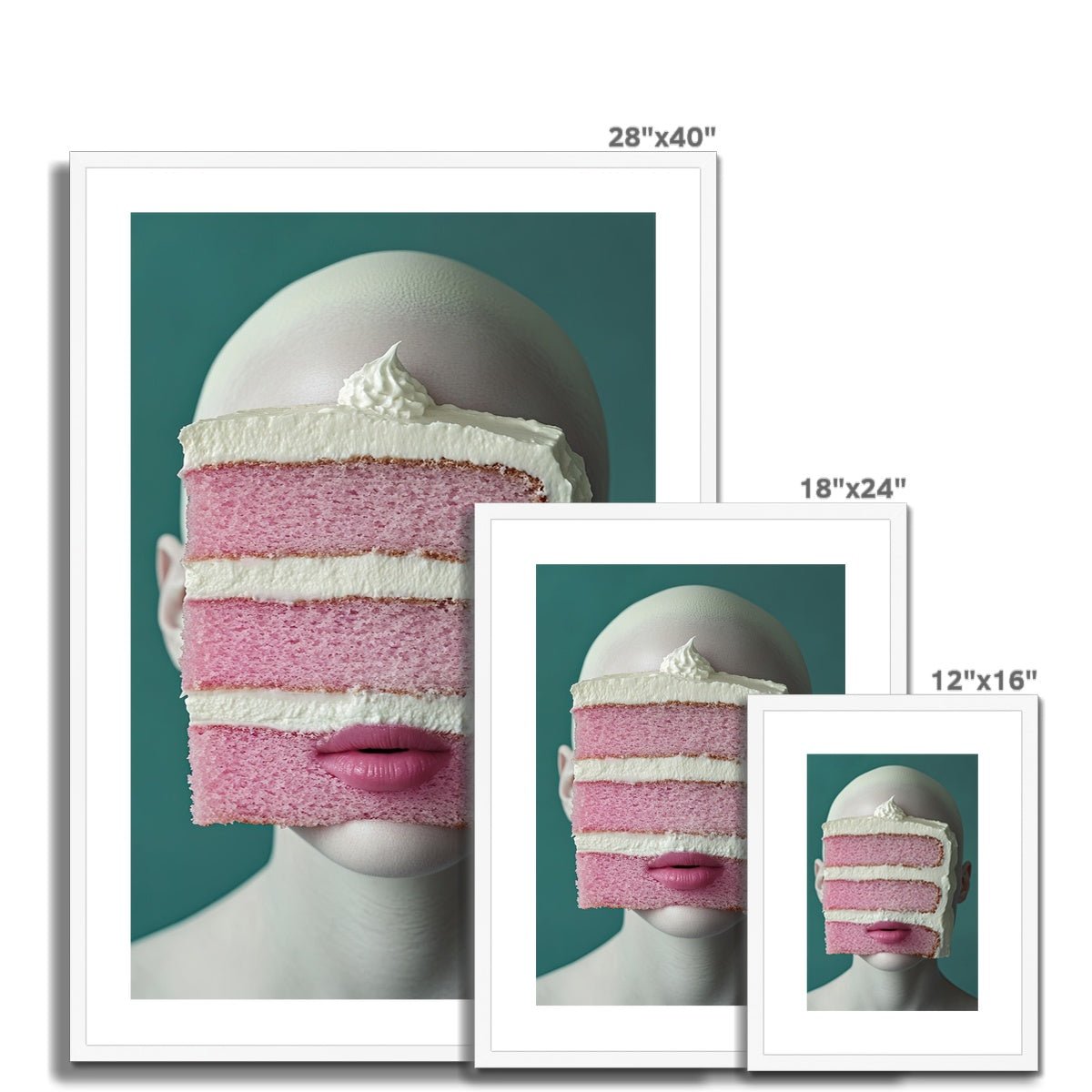 Layers of Indulgence - A Surrealist Masterpiece for Your Space - Pixel Gallery