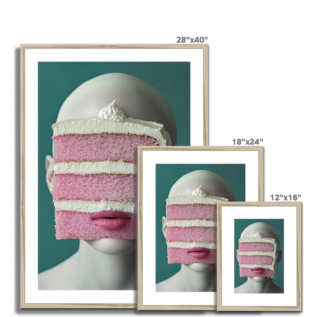 Layers of Indulgence - A Surrealist Masterpiece for Your Space - Pixel Gallery