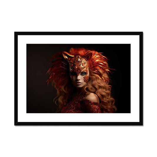 Leo Framed & Mounted Print - Pixel Gallery