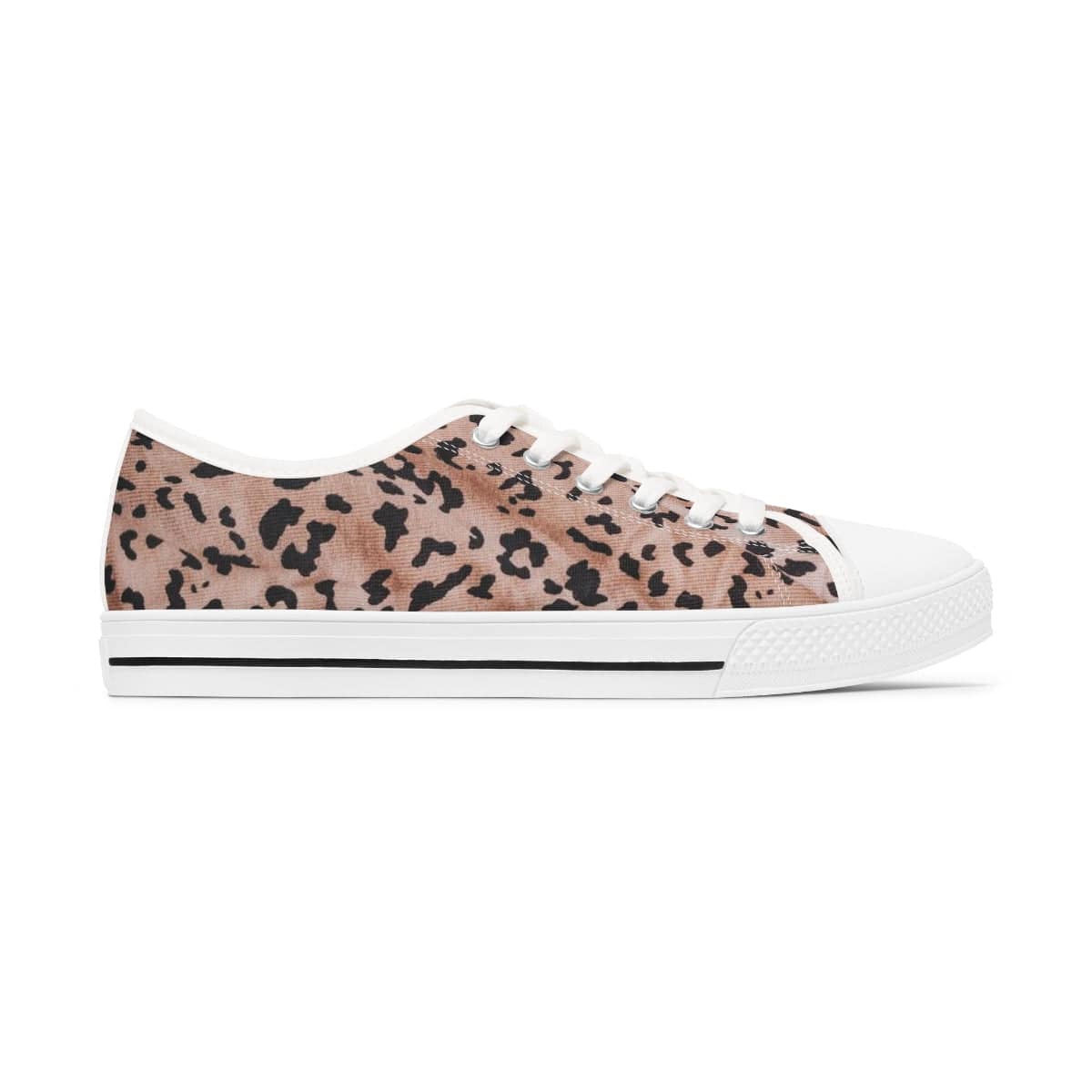 Leopard Print Low Top Sneakers - Pixel Gallery