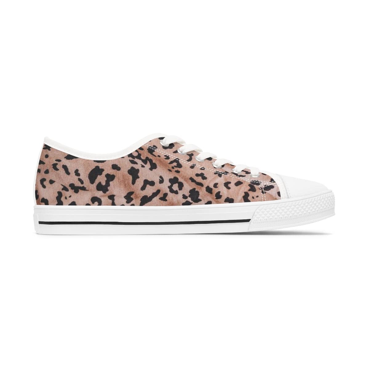 Leopard Print Low Top Sneakers - Pixel Gallery