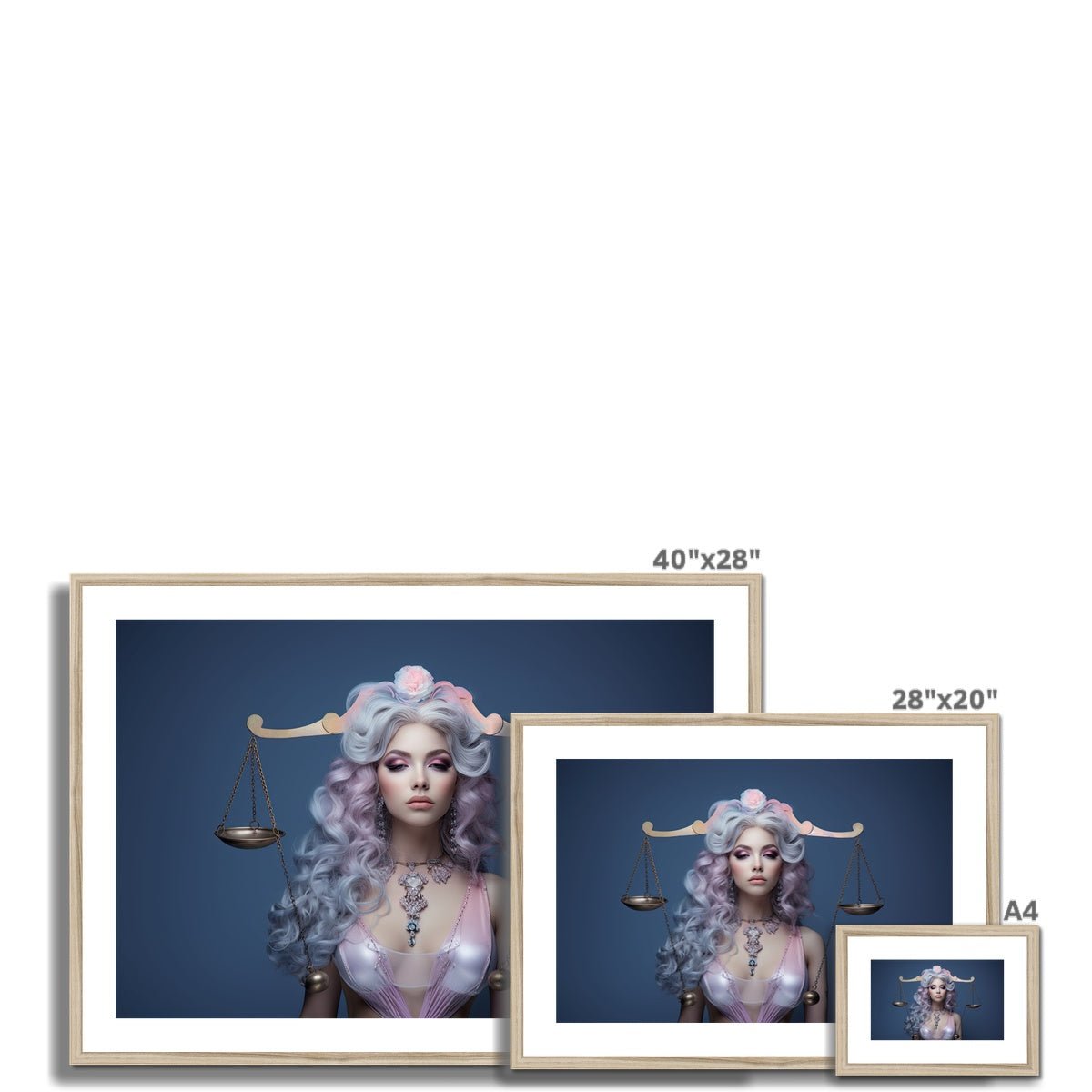 Libra Framed & Mounted Print - Pixel Gallery