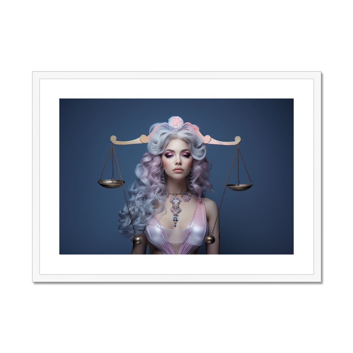 Libra Framed & Mounted Print - Pixel Gallery