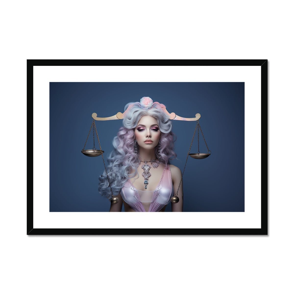 Libra Framed & Mounted Print - Pixel Gallery