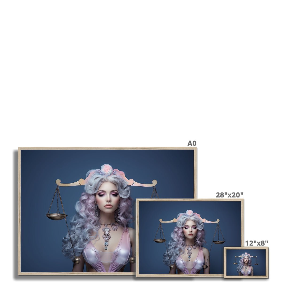 Libra Framed Print - Pixel Gallery