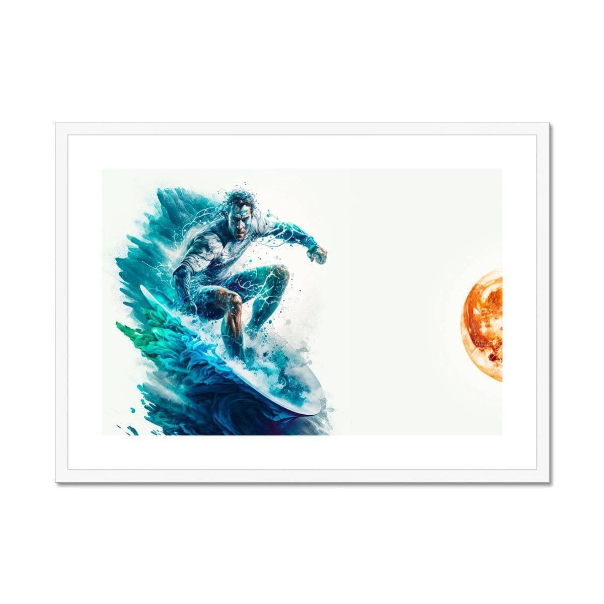 Life comes in waves Framed & Mounted Print - Pixel Gallery