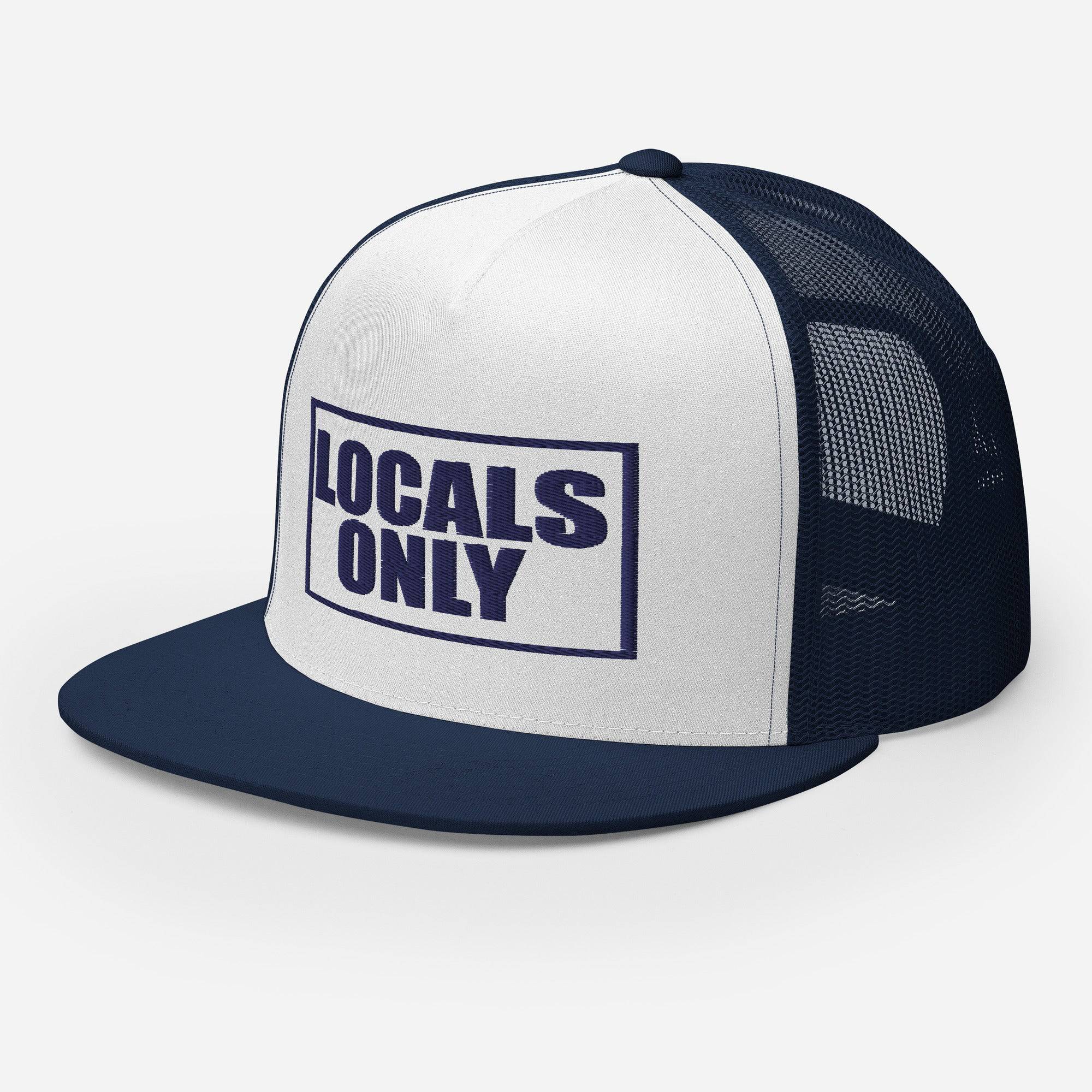 Locals Only Logo-Embroidered and Mesh Trucker Cap – Pixel Gallery