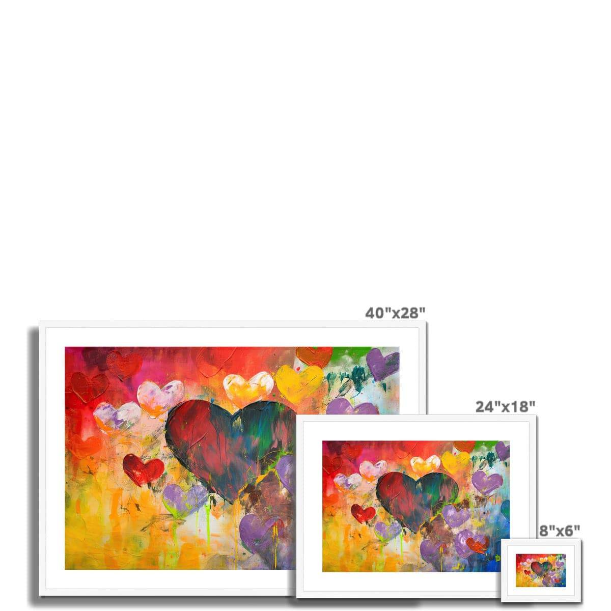 Love in love Framed & Mounted Print - Pixel Gallery