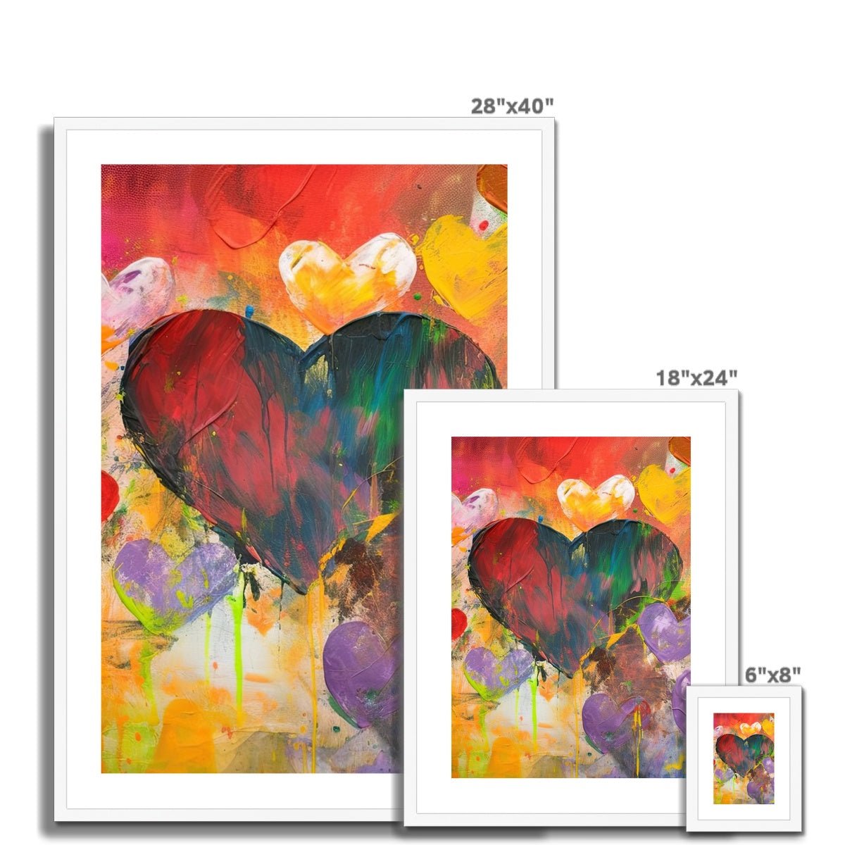 Love in love Framed & Mounted Print - Pixel Gallery