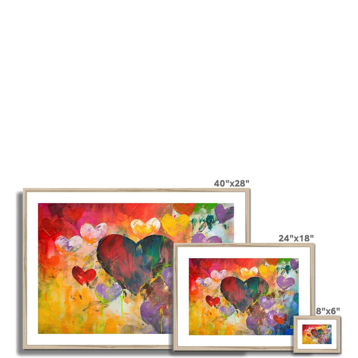 Love in love Framed & Mounted Print - Pixel Gallery