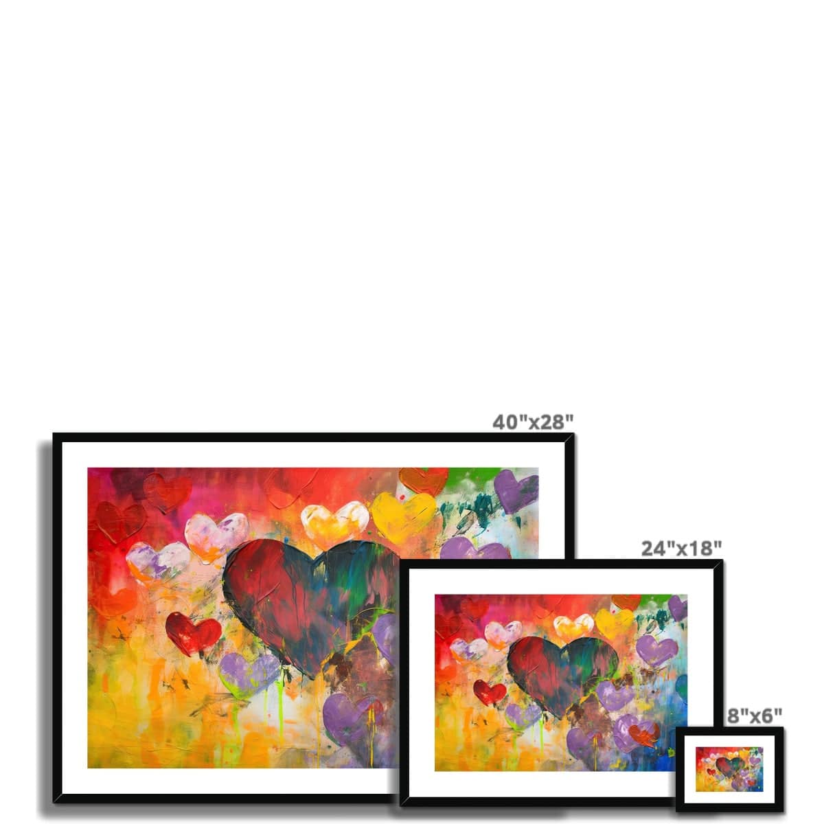 Love in love Framed & Mounted Print - Pixel Gallery