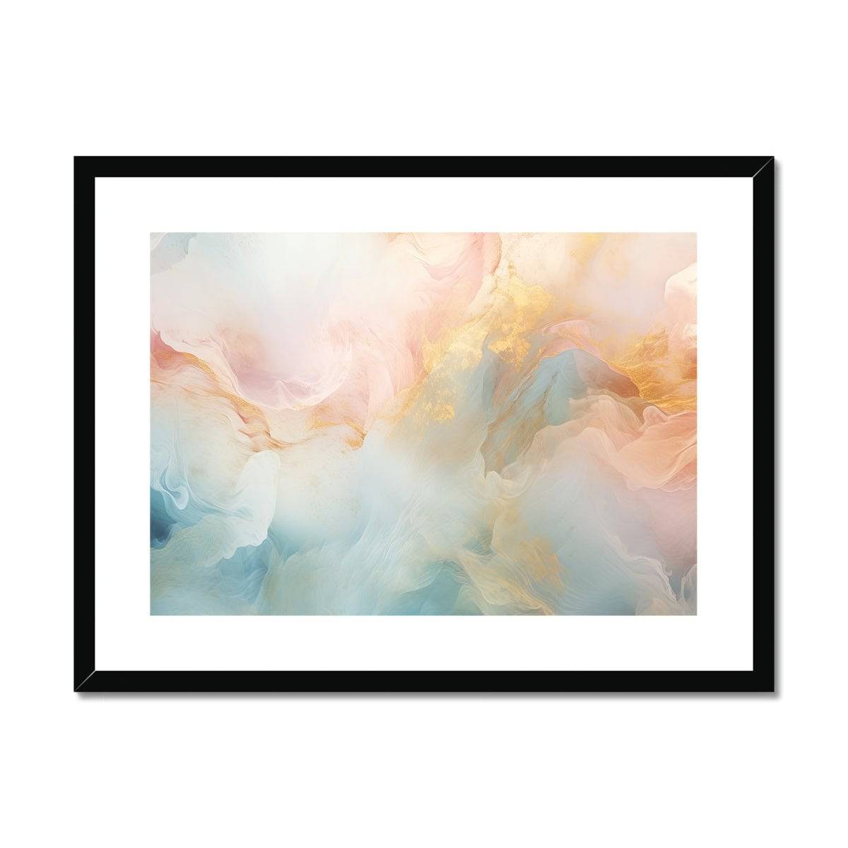 Marble Clouds Framed & Mounted Print - Pixel Gallery