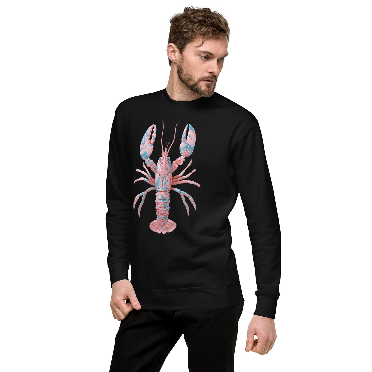 Men's EcoLuxe Lobster Premium Sweatshirt - Placencia - Pixel Gallery