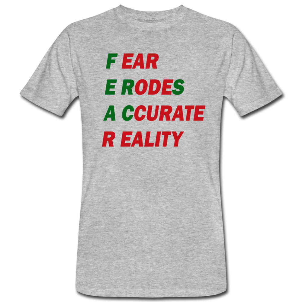 MEN’S FEAR ORGANIC COTTON T-SHIRT  - Pixel Gallery