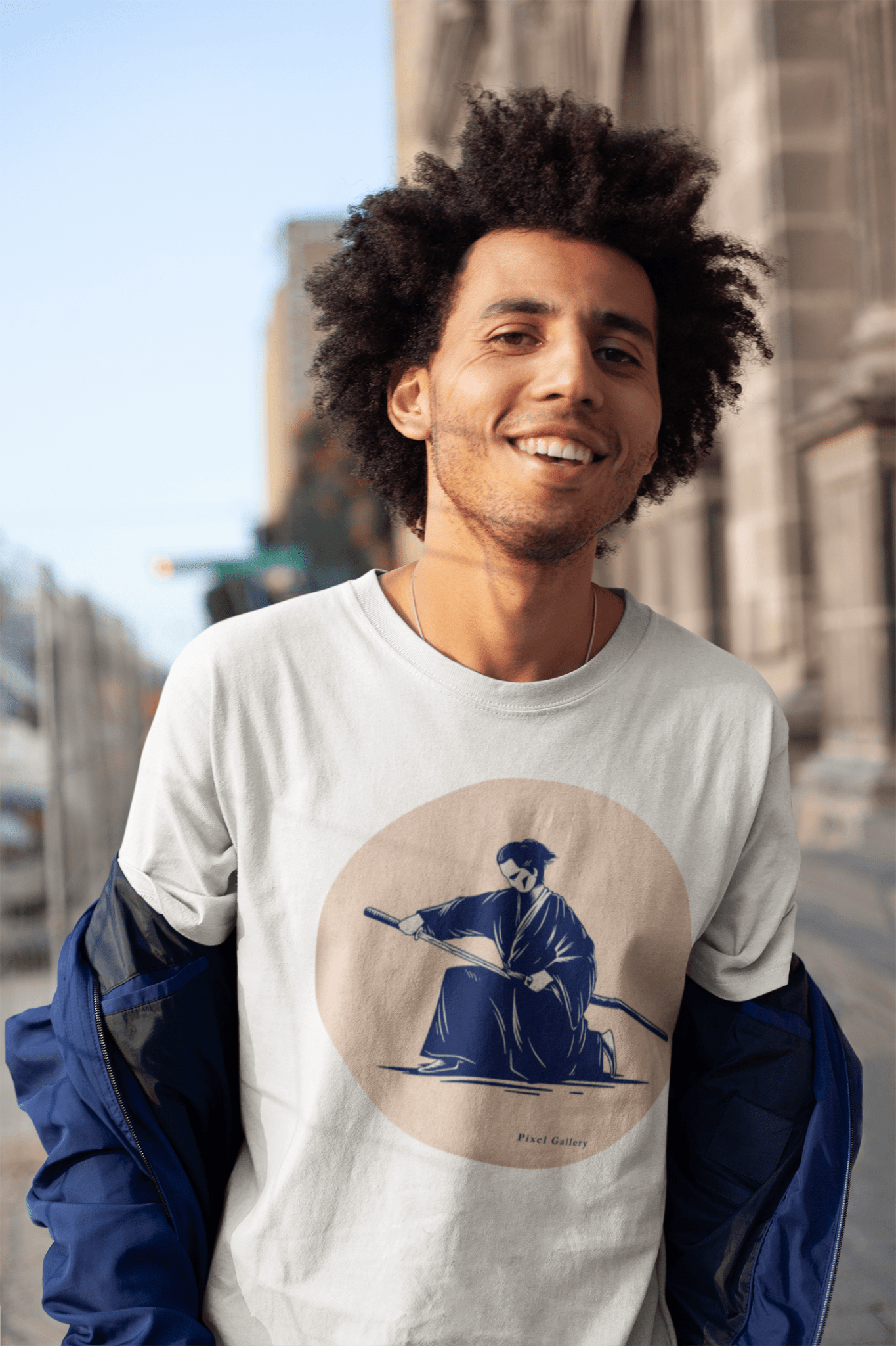 MEN’S HACHIMAN ORGANIC COTTON T-SHIRT - Pixel Gallery