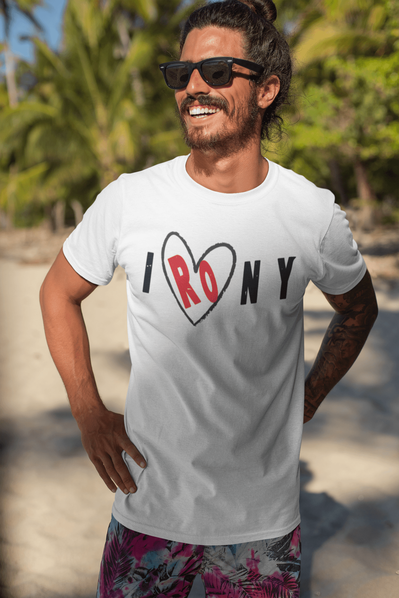 MEN’S IroNY ORGANIC COTTON T-SHIRT - Pixel Gallery