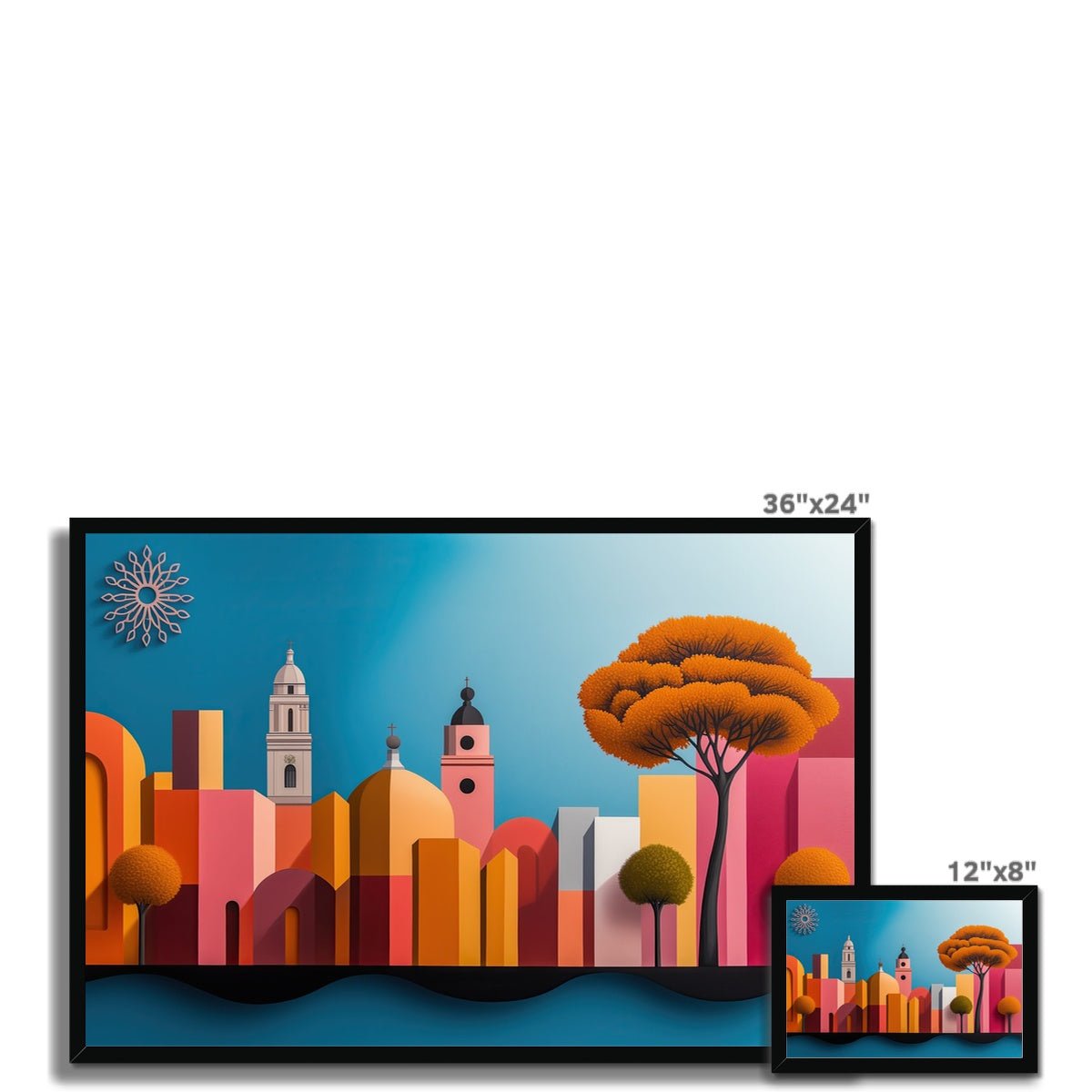 Modern Medina - Limited Edition AI Giclée Print - Pixel Gallery