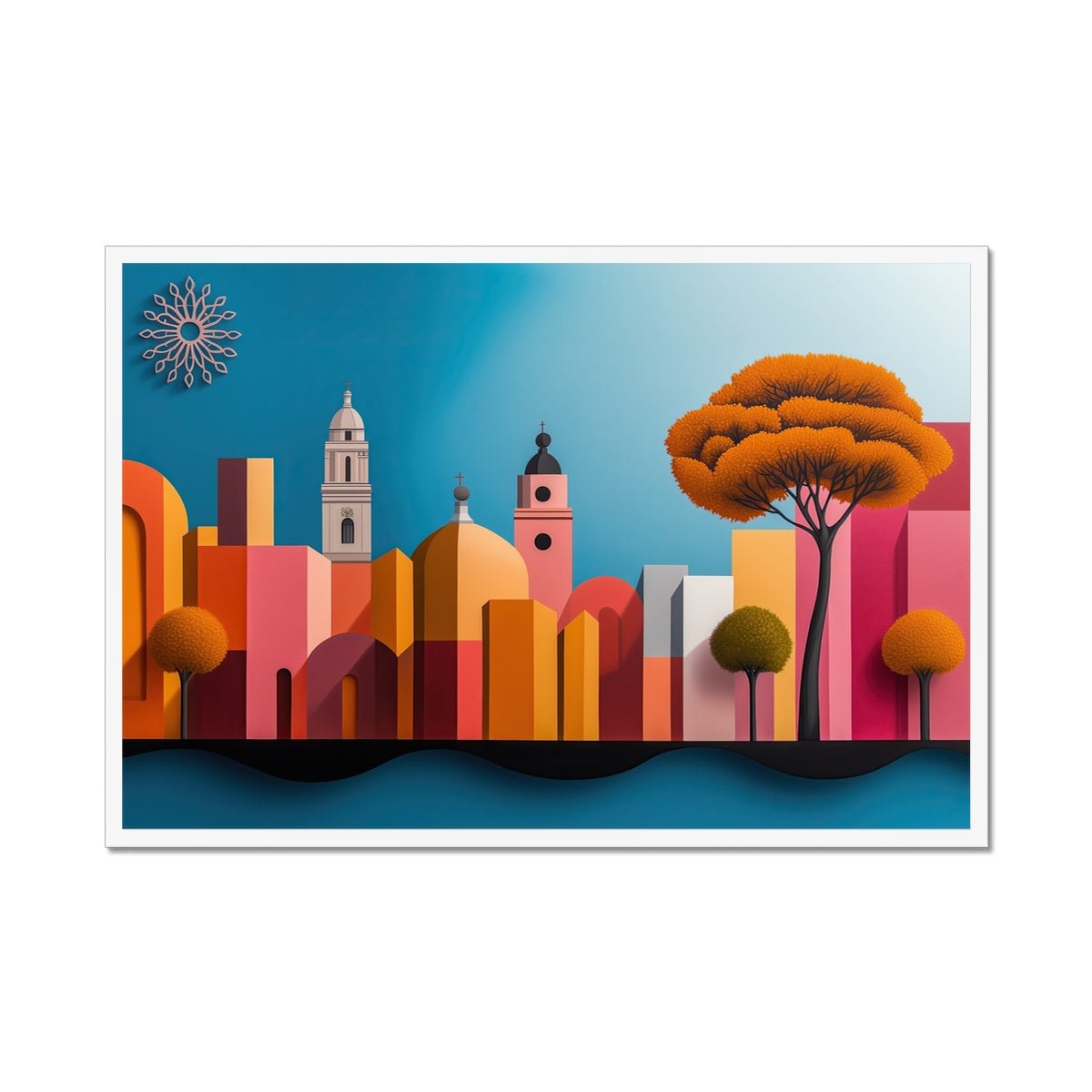Modern Medina - Limited Edition AI Giclée Print - Pixel Gallery