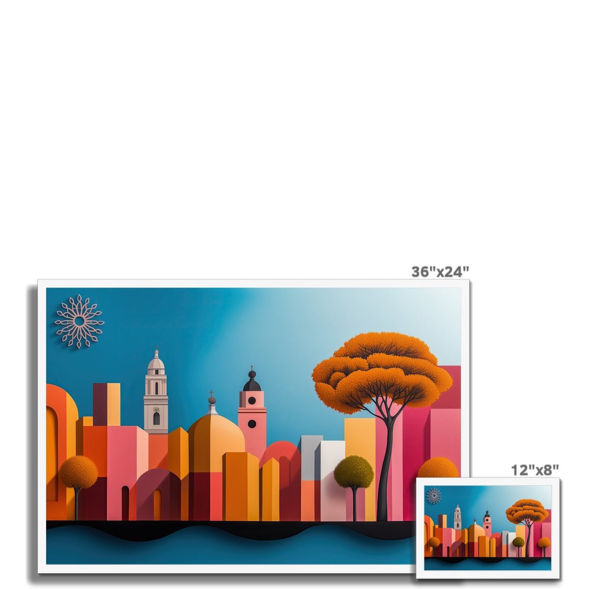 Modern Medina - Limited Edition AI Giclée Print - Pixel Gallery