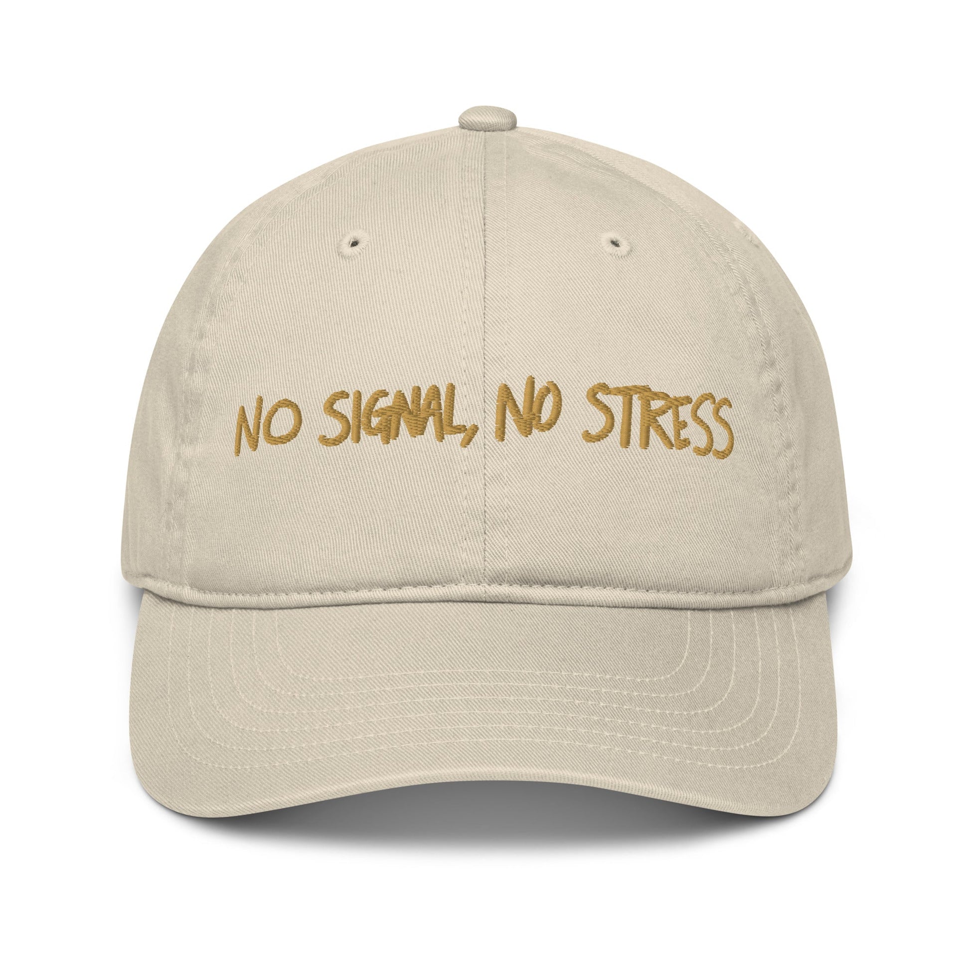 No Signal, No Stress Baseball Cap - Pixel Gallery