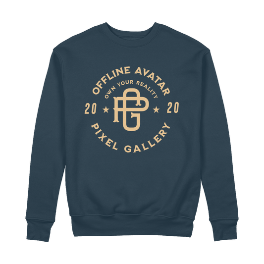 Offline Avatar 100% Organic Cotton Sweatshirt - Pixel Gallery