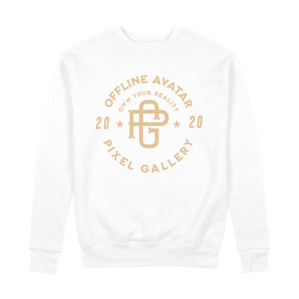 Offline Avatar 100% Organic Cotton Sweatshirt - Pixel Gallery