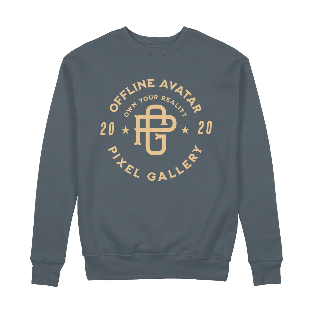 Offline Avatar 100% Organic Cotton Sweatshirt - Pixel Gallery