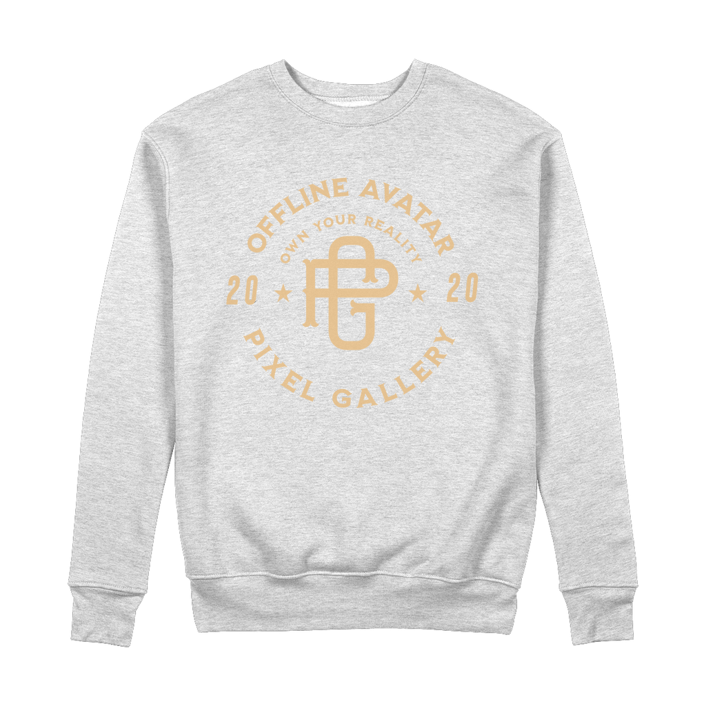 Offline Avatar 100% Organic Cotton Sweatshirt - Pixel Gallery