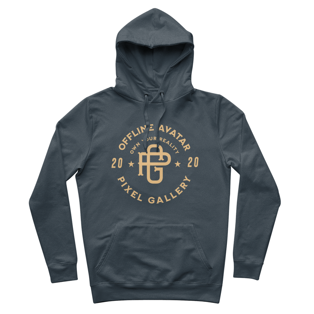 Offline Avatar Heritage 100% Organic Cotton Hoodie - Pixel Gallery