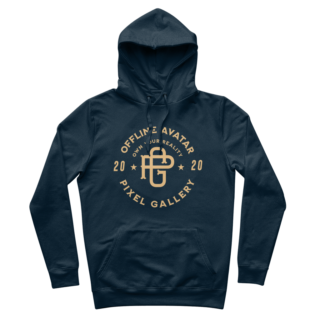 Offline Avatar Heritage 100% Organic Cotton Hoodie - Pixel Gallery