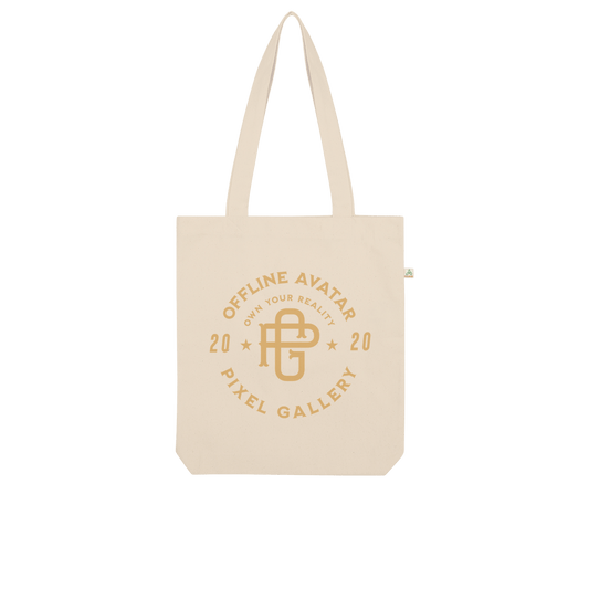 Offline Avatar Heritage Organic Tote Bag - Pixel Gallery