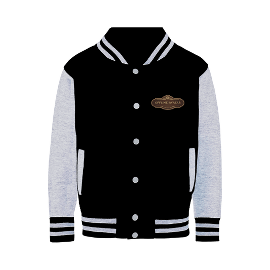 Offline Avatar Logo - Pixel Gallery Varsity Jacket - Pixel Gallery