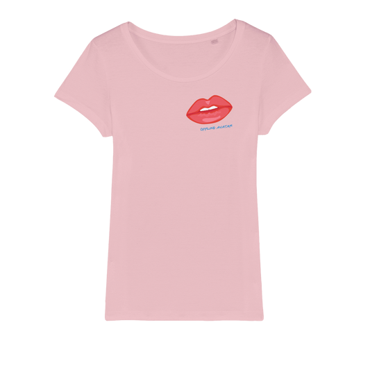 LIPS Organic Womens T-Shirt - Pixel Gallery
