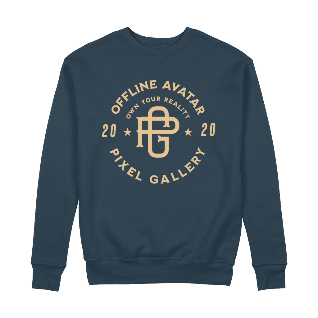 Offline Avatar 100% Organic Cotton Sweatshirt - Pixel Gallery
