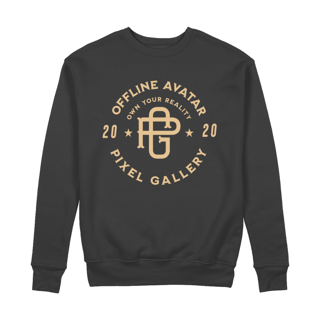 Offline Avatar 100% Organic Cotton Sweatshirt - Pixel Gallery