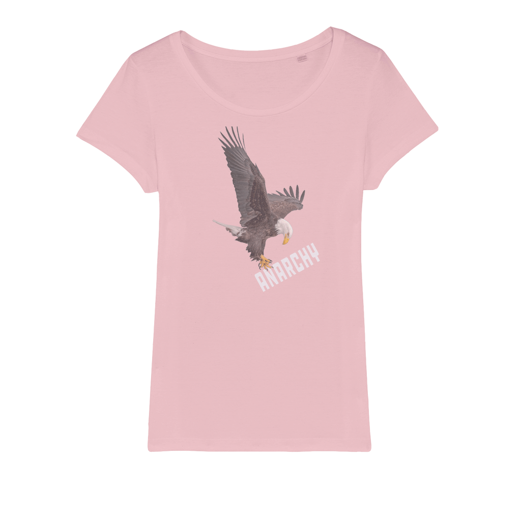 Eagle Anarchy Organic Womens T-Shirt - Pixel Gallery