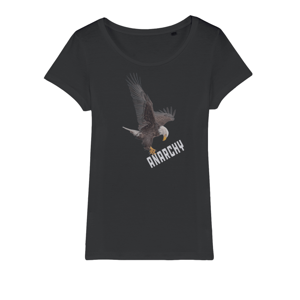 Eagle Anarchy Organic Womens T-Shirt - Pixel Gallery