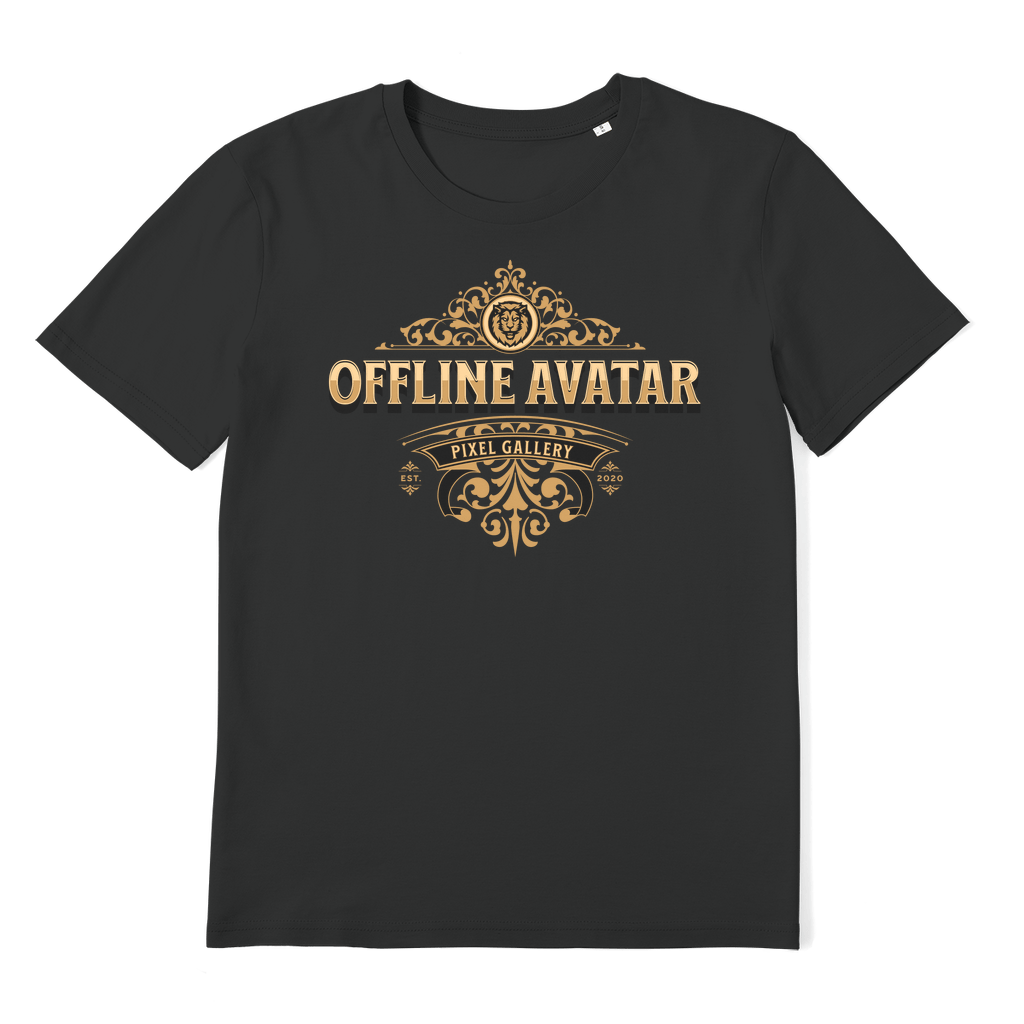 Offline Avatar Premium Organic Adult T-Shirt - Pixel Gallery