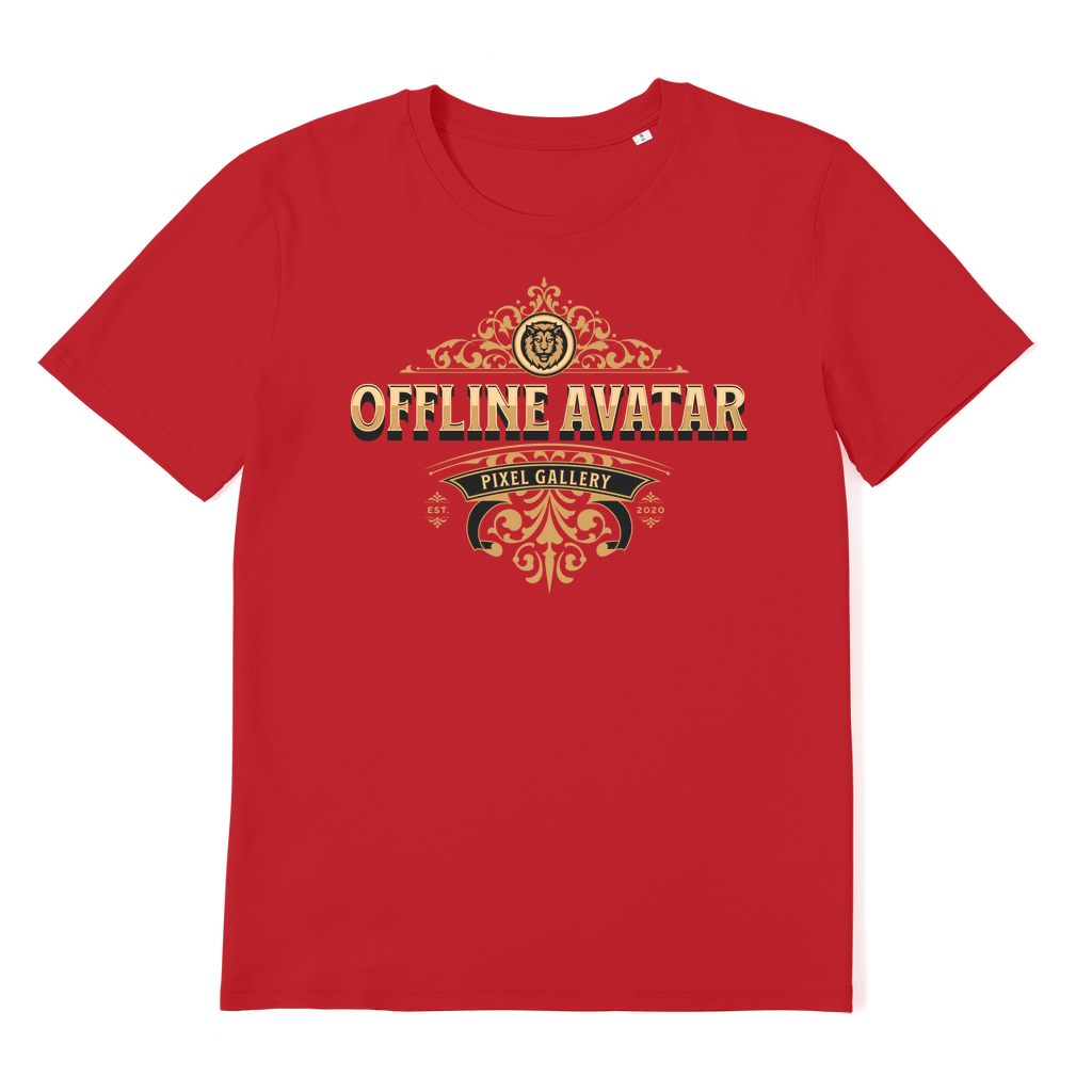 Offline Avatar Premium Organic Adult T-Shirt - Pixel Gallery