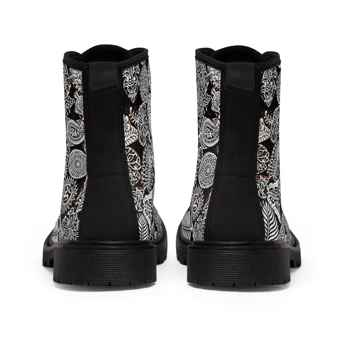 OM Vegan Women's Boots - Pixel Gallery