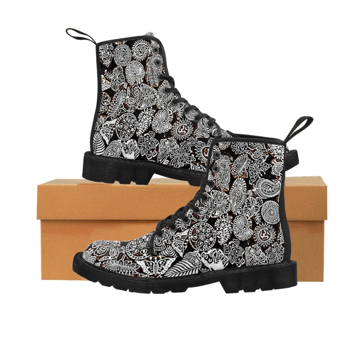 OM Vegan Women's Boots - Pixel Gallery