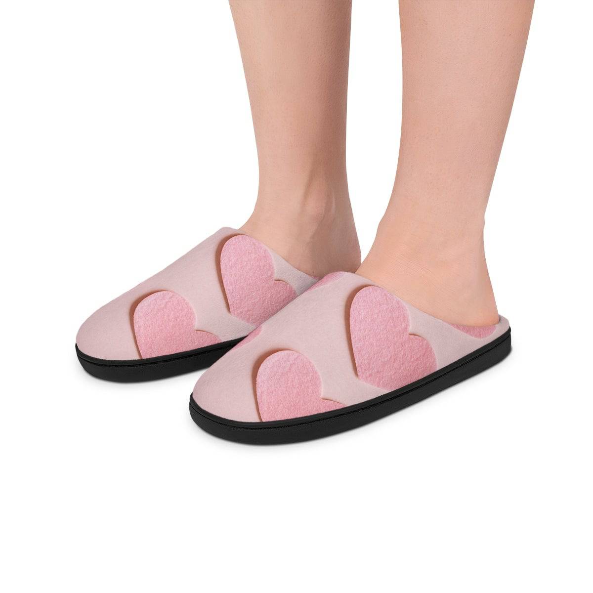 Pastel Hearts Slippers - Pixel Gallery