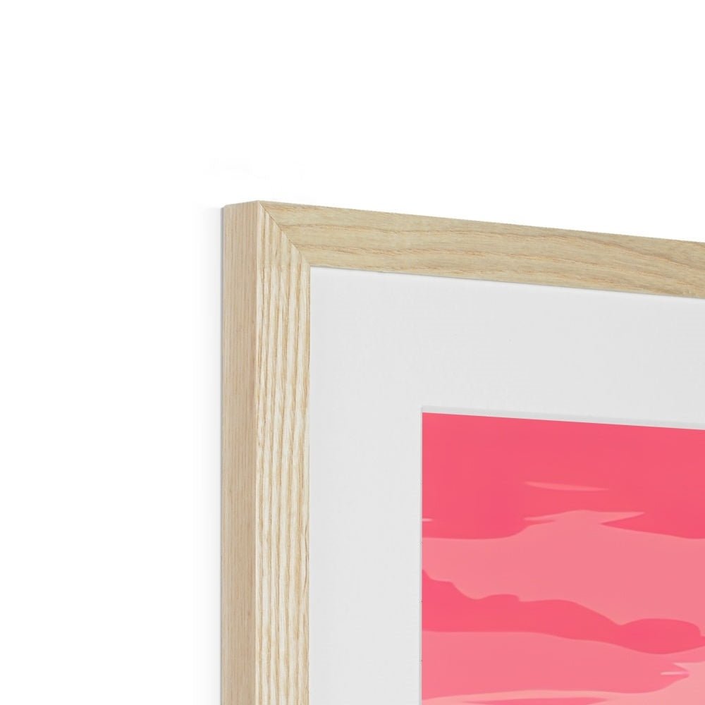 Pastel Sunset Framed & Mounted Print - Pixel Gallery