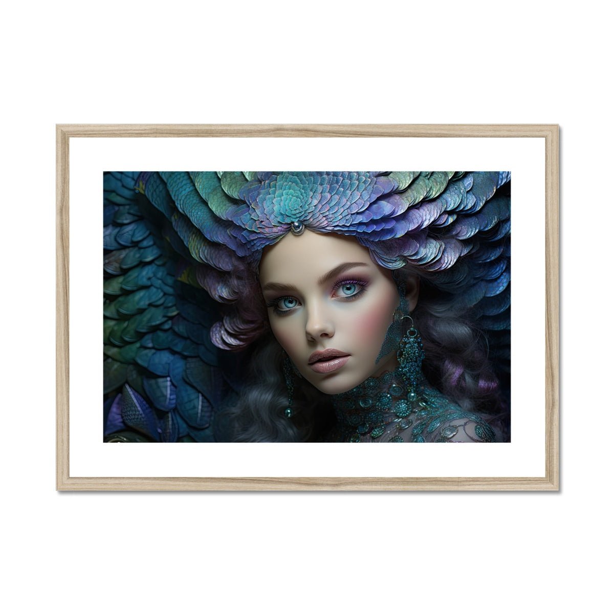 Pisces Framed & Mounted Print - Pixel Gallery