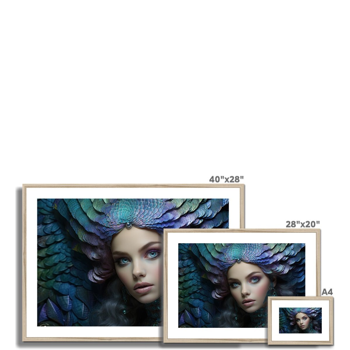 Pisces Framed & Mounted Print - Pixel Gallery