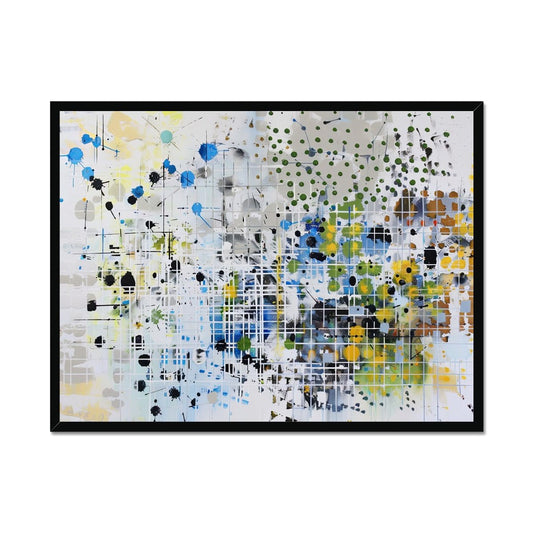 Pixel Abstraction Framed Print - Pixel Gallery