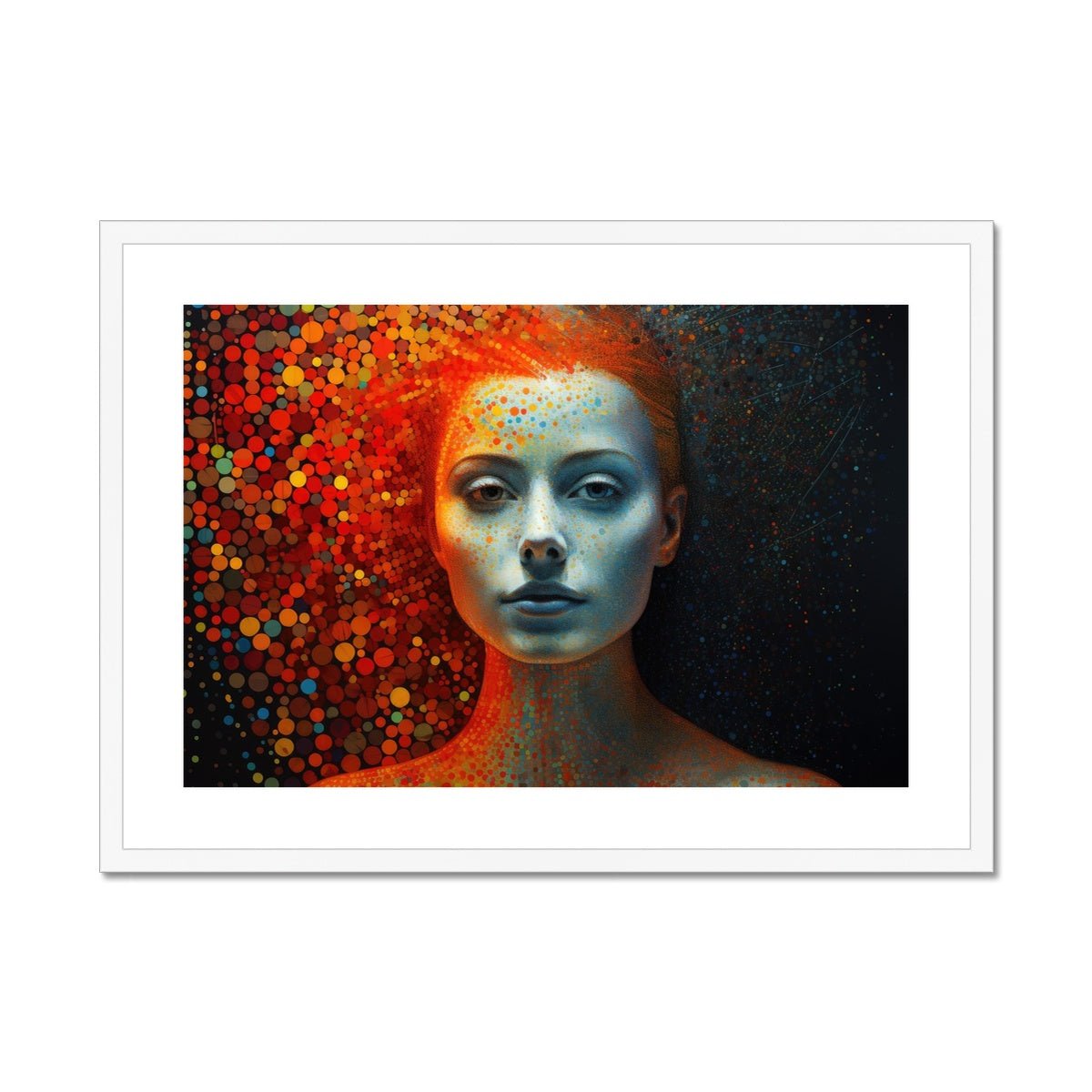 Pixel Dreams Framed & Mounted Print - Pixel Gallery